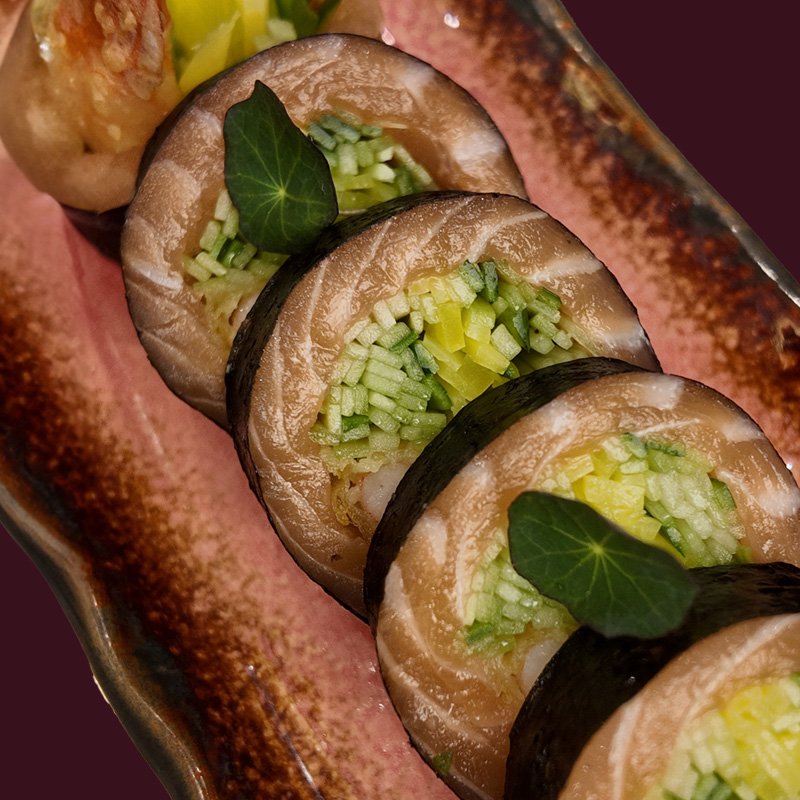 Futomaki special: salmon ebi
